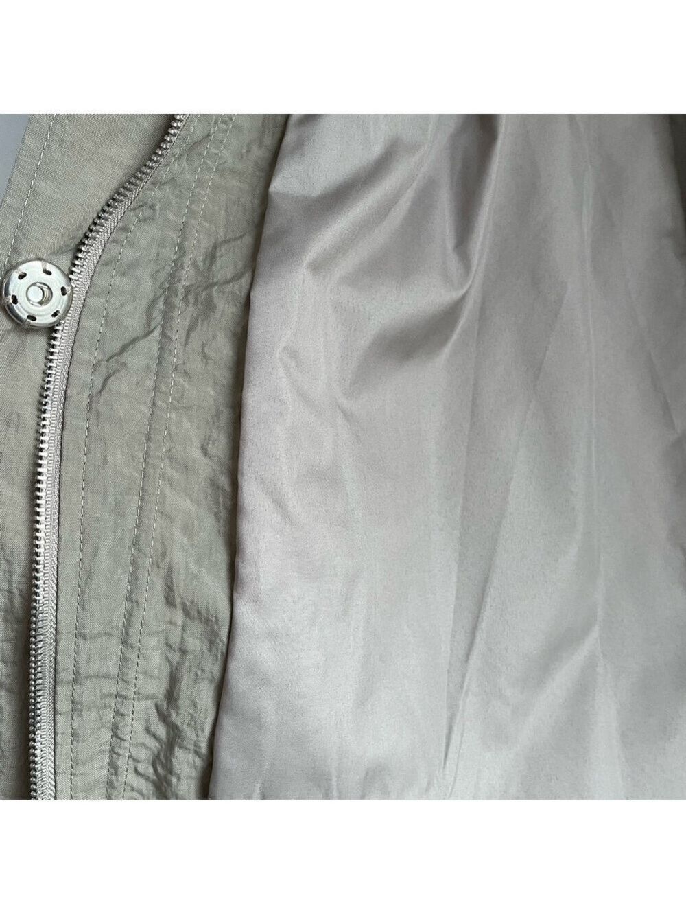The Fillmore The Anorak Women’s Jacket Water Resistant Hooded Trench Stone XS - Picture 13 of 16